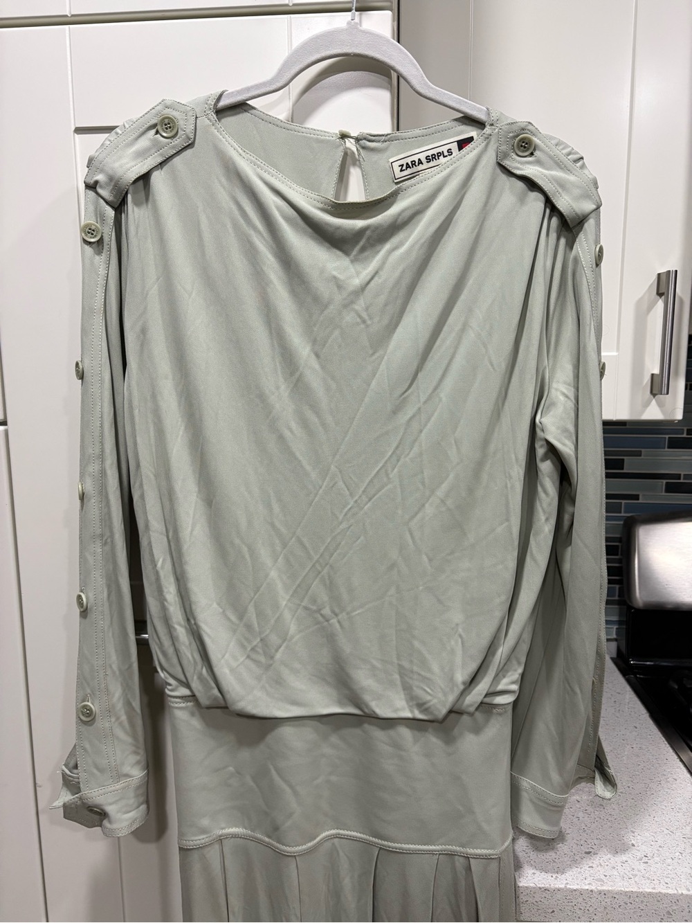 Zara SRLPS long sleeve maxi dress - Picture 5 of 11